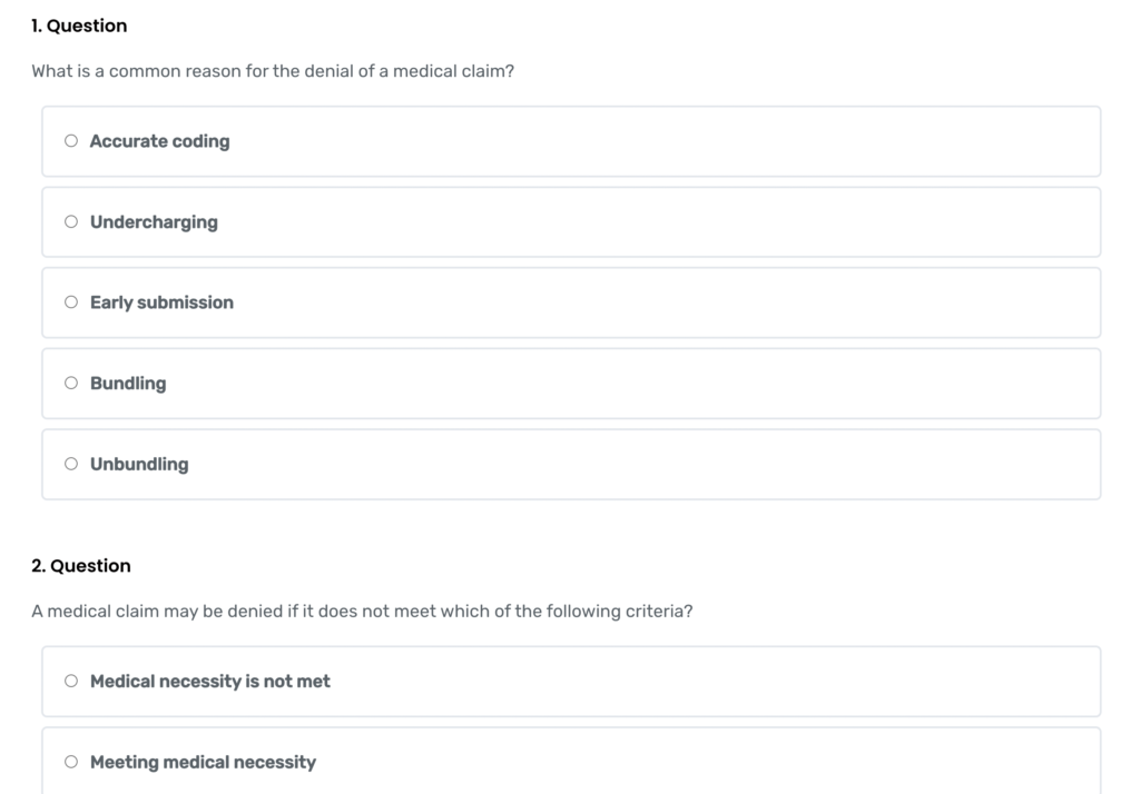 CCA Practice Test - Exam Example